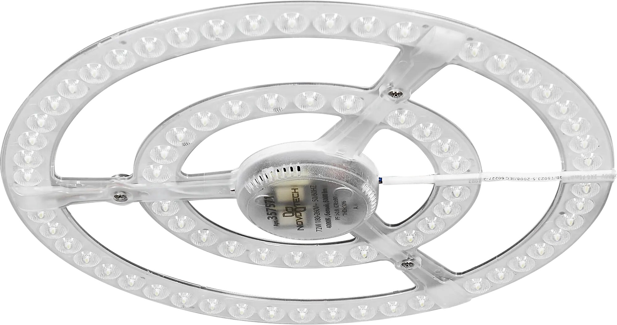 Модуль светодиодный Novotech Klark 357571 323 мм 72 Вт 5000 Лм нейтральный белый свет