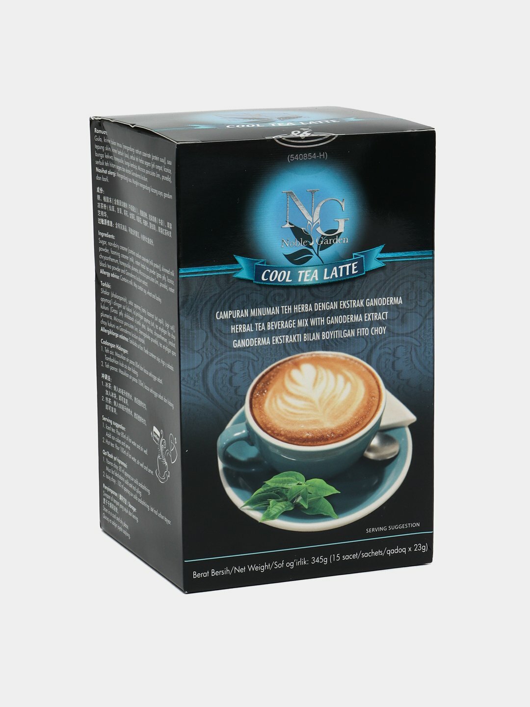 Чай Gano E "Cool Tea Latte", лечебный, для заварочного чайника, 15 шт.