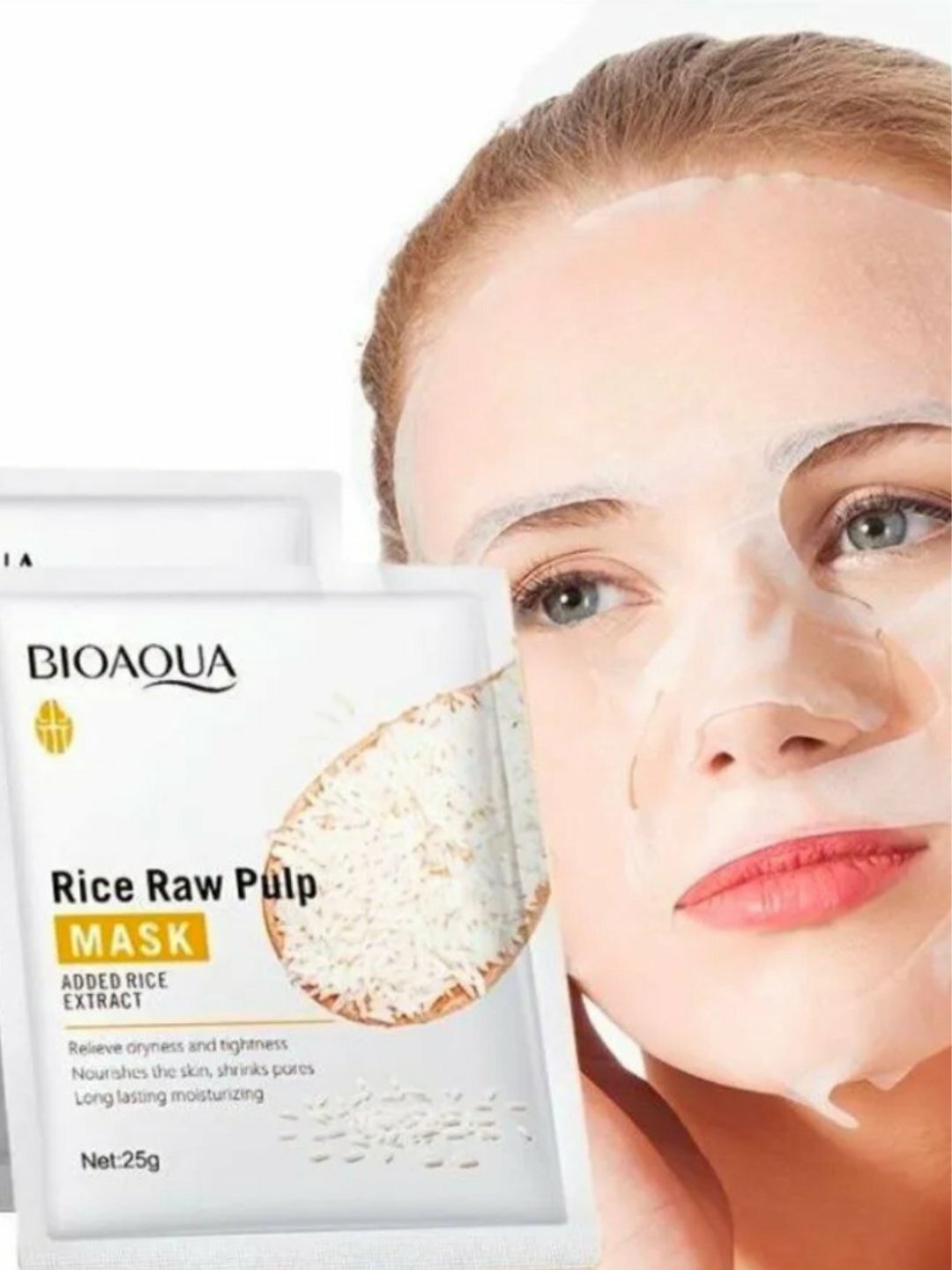 Маска тканевая Bioaqua Collagen Anti Aging, для всех типов, 25г 10шт 13557 — фото 1