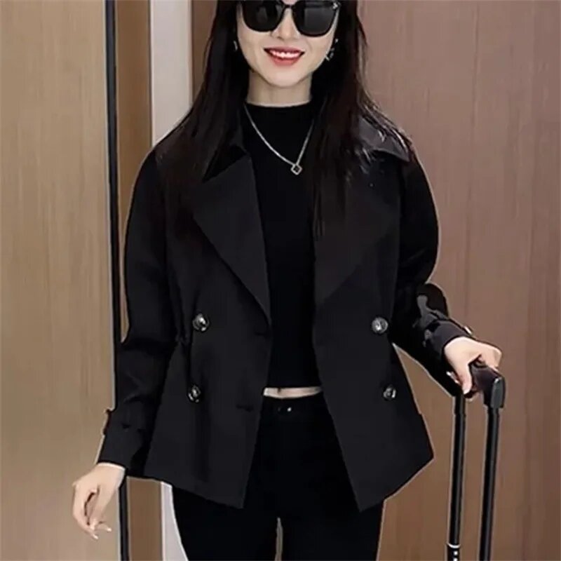 Тренчкот CAN XIN LCY, размер L, черный