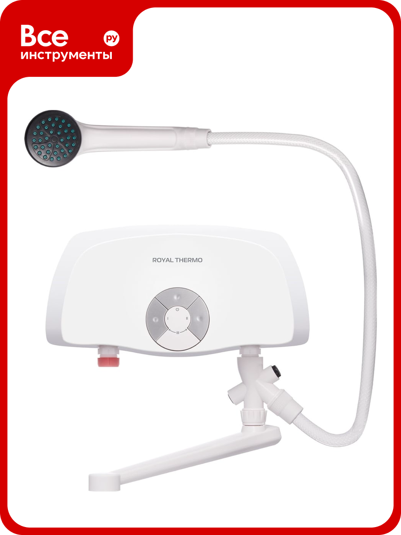 Проточный водонагреватель ROYAL THERMO SmartFix TS (5.5 кВ) - кран+душ НС-1588906