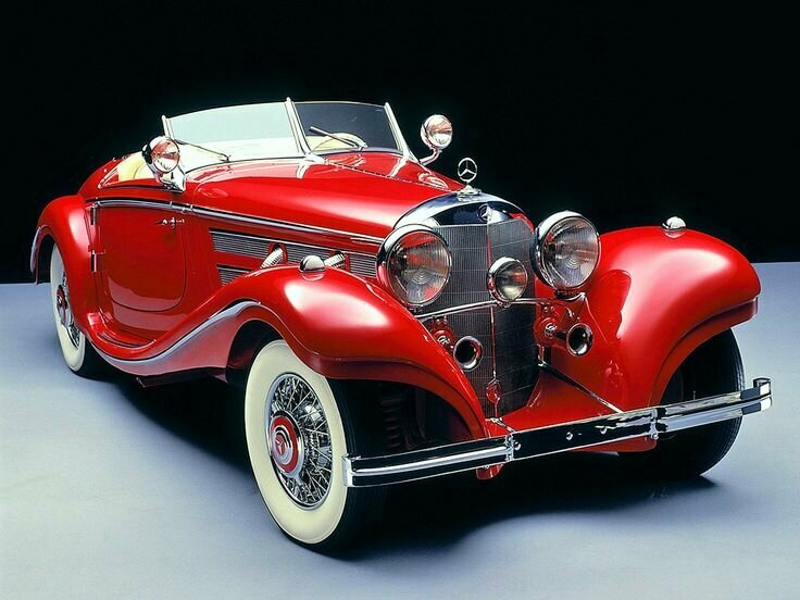Постер - Плакат "Classic Car MercedesBenz 500 K Spezial Roadster 1935", формат А4, без рамки, цифровая печать