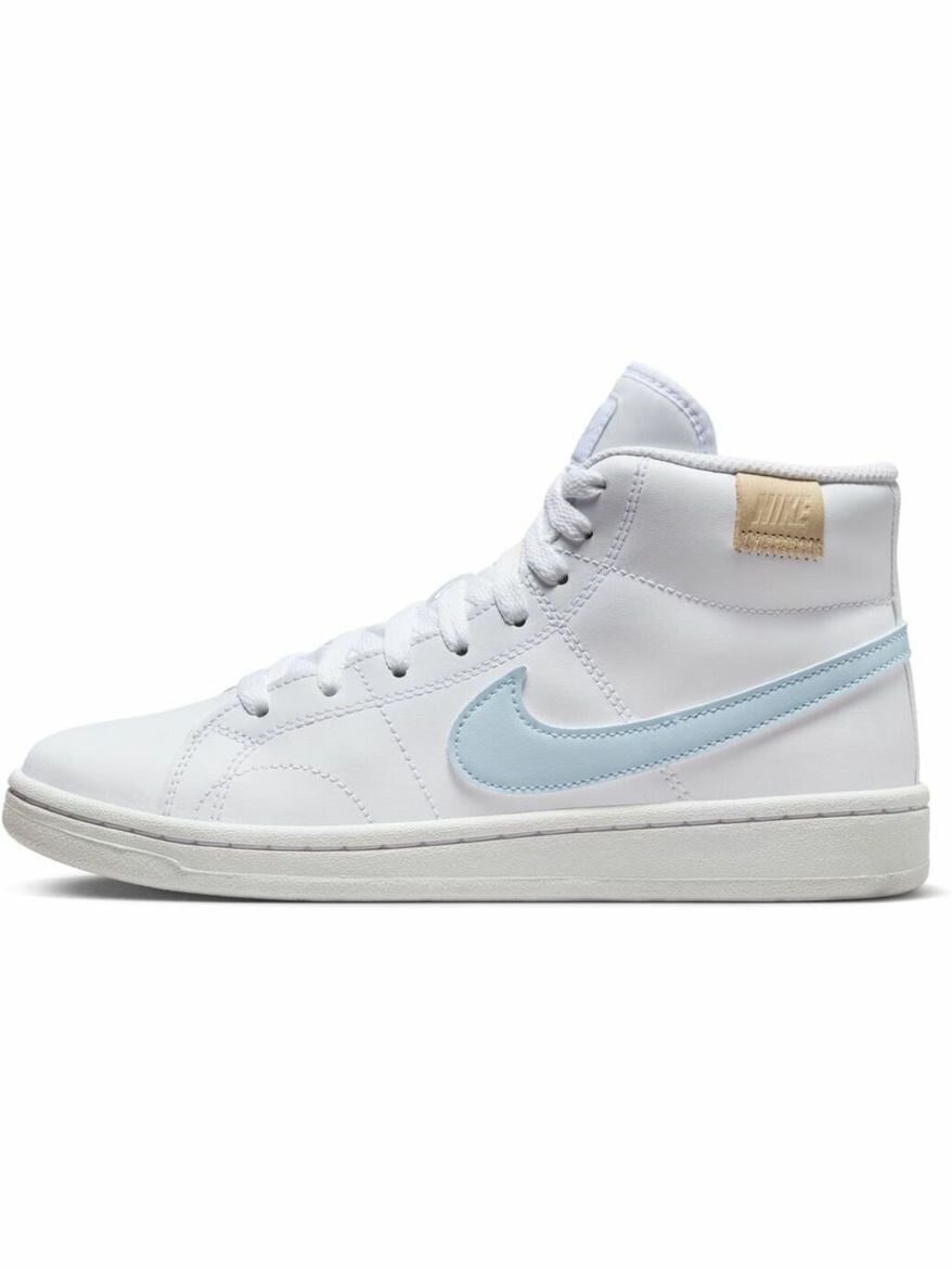 Кеды NIKE Court Royale 2 Mid, полнота F, размер 6 US, белый/голубой