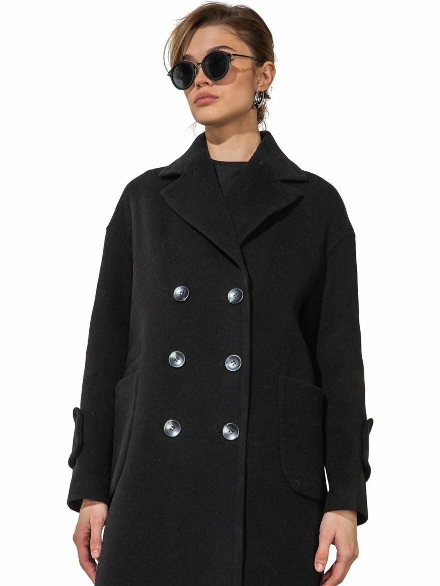 Пальто B.L.E.S. Coat ILIA, размер 46, черный