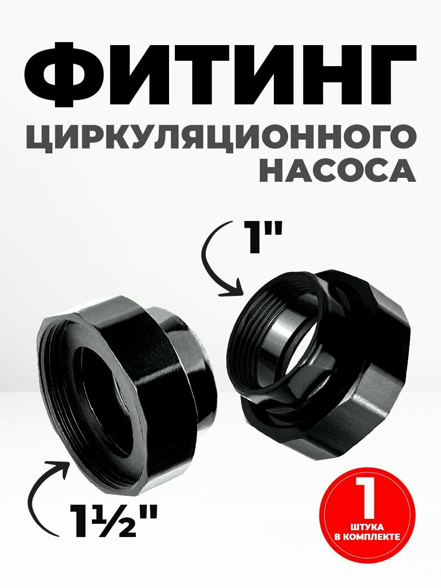Гайка для циркуляционного насоса 25 и насосных групп - 1х1/2
