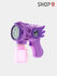 Генератор мыльных пузырей детский на батарейках BUBBLE GUN