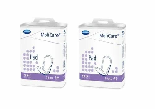 Прокладки урологические Hartmann MoliCare Pad 4 drops/МолиКар Пад 4 капли, (MoliMed Maxi/МолиМед Макси), 4 капли, 865мл, 56 штук 2 куска