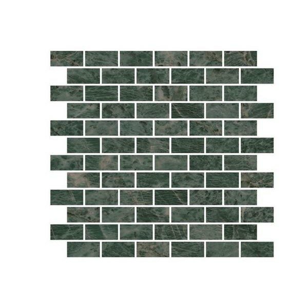 Декор керамический Kerama Marazzi MM13123 Эвора мозаичный зеленый глянцевый 32x30x1.1 см (цена за 1 штуку)