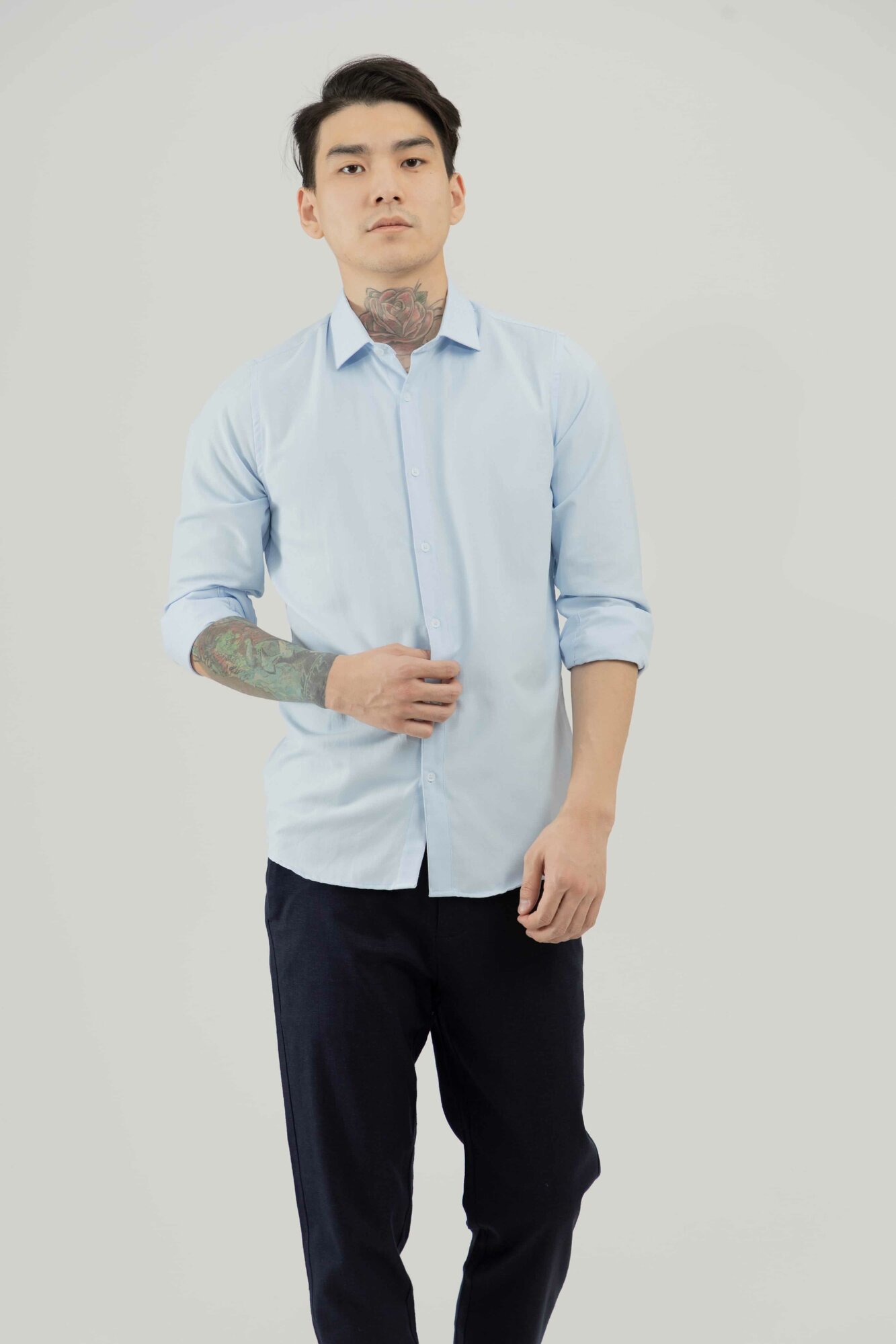 Рубашка TERRA PRO, размер L, blue — фото 1