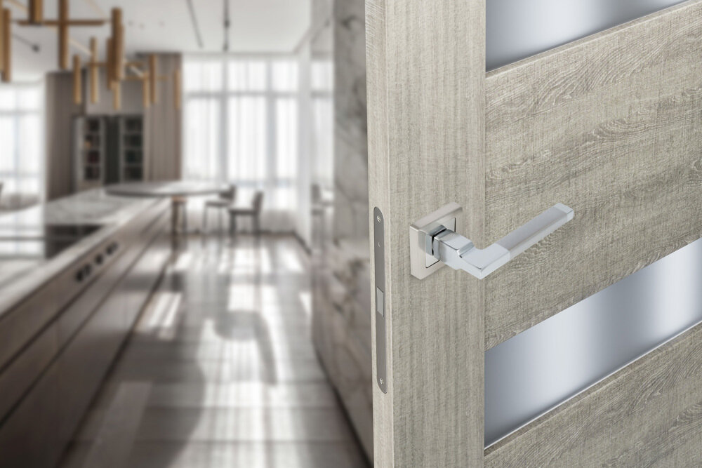 Дверные ручки Edson , цвет никель - фото №7