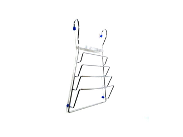 Полка для рейлинга для крышек 210х110х370мм хром