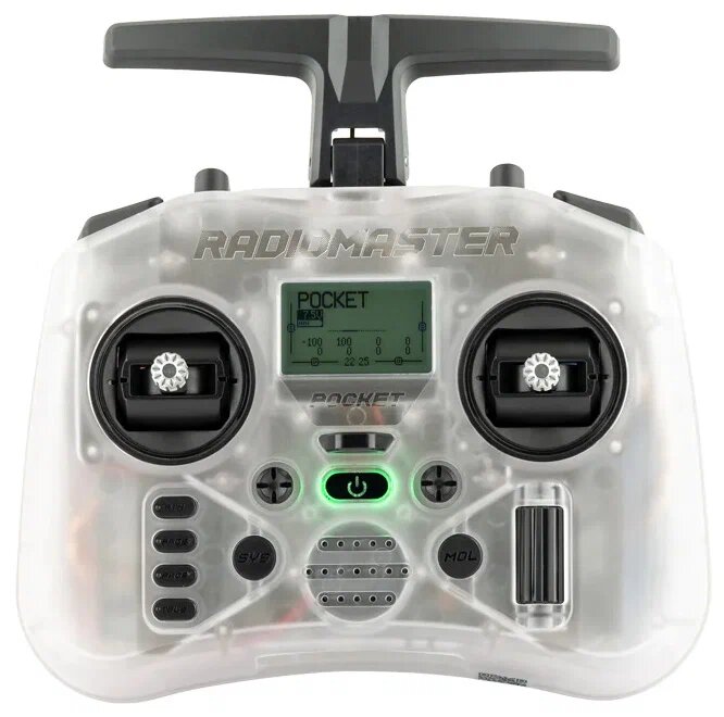 FPV Radiomaster Pocket ELRS M2 многопротокольный пульт управления, Прозрачный — фото 1