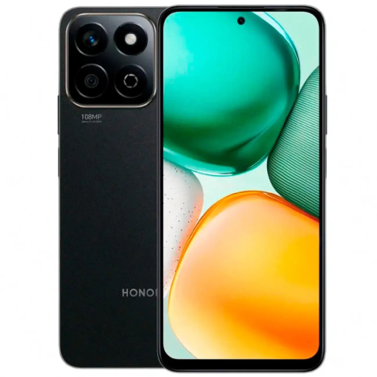 Смартфон от бренда HONOR X7C 8/256 HONOR X7c（8+256) Midnight Black, две SIM-карты — фото 1