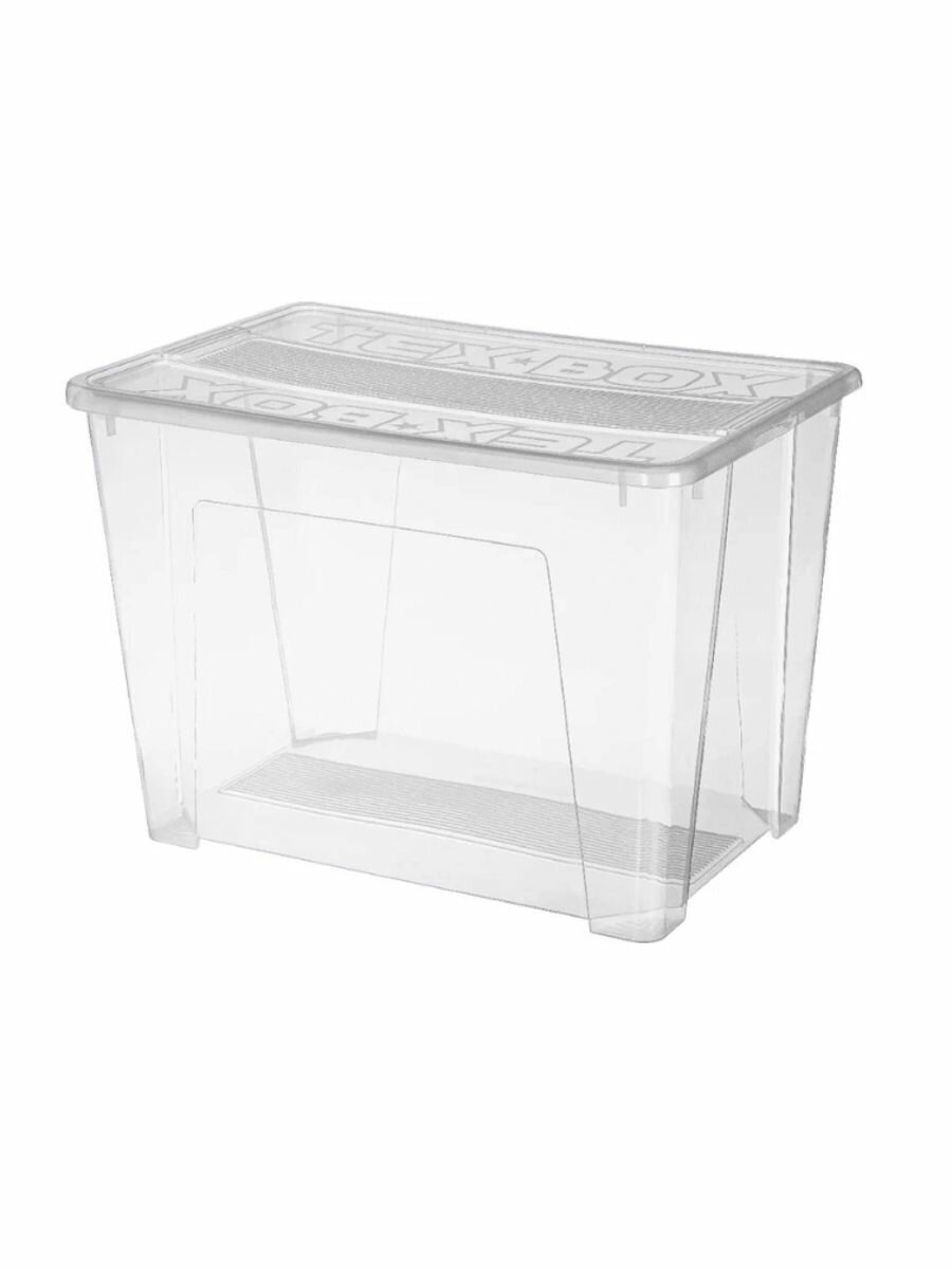Контейнер с крышкой пластиковый Tex-Box 70 л 575х380х405 мм вкладываемый