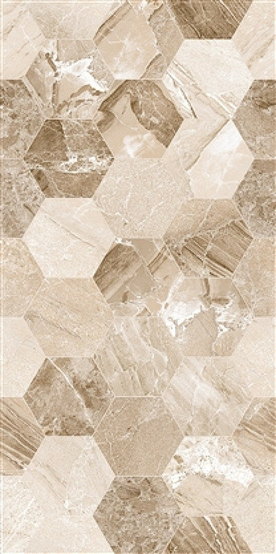 Керамическая плитка Eurotile (Rus) Istambul Beige Decor Matt 5 IT 0154 M настенная 25х50 см бежевый