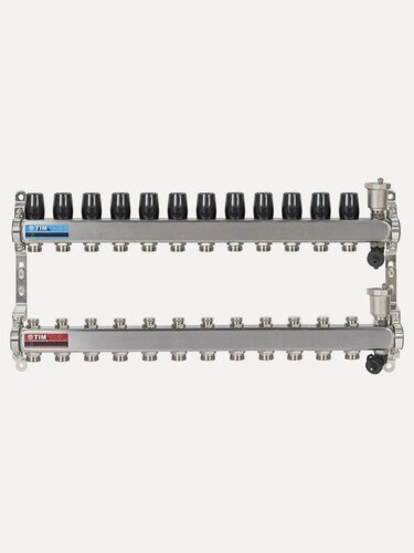 Изображение товара Коллектор 12 контуров для отопления, TIM, KBS5012