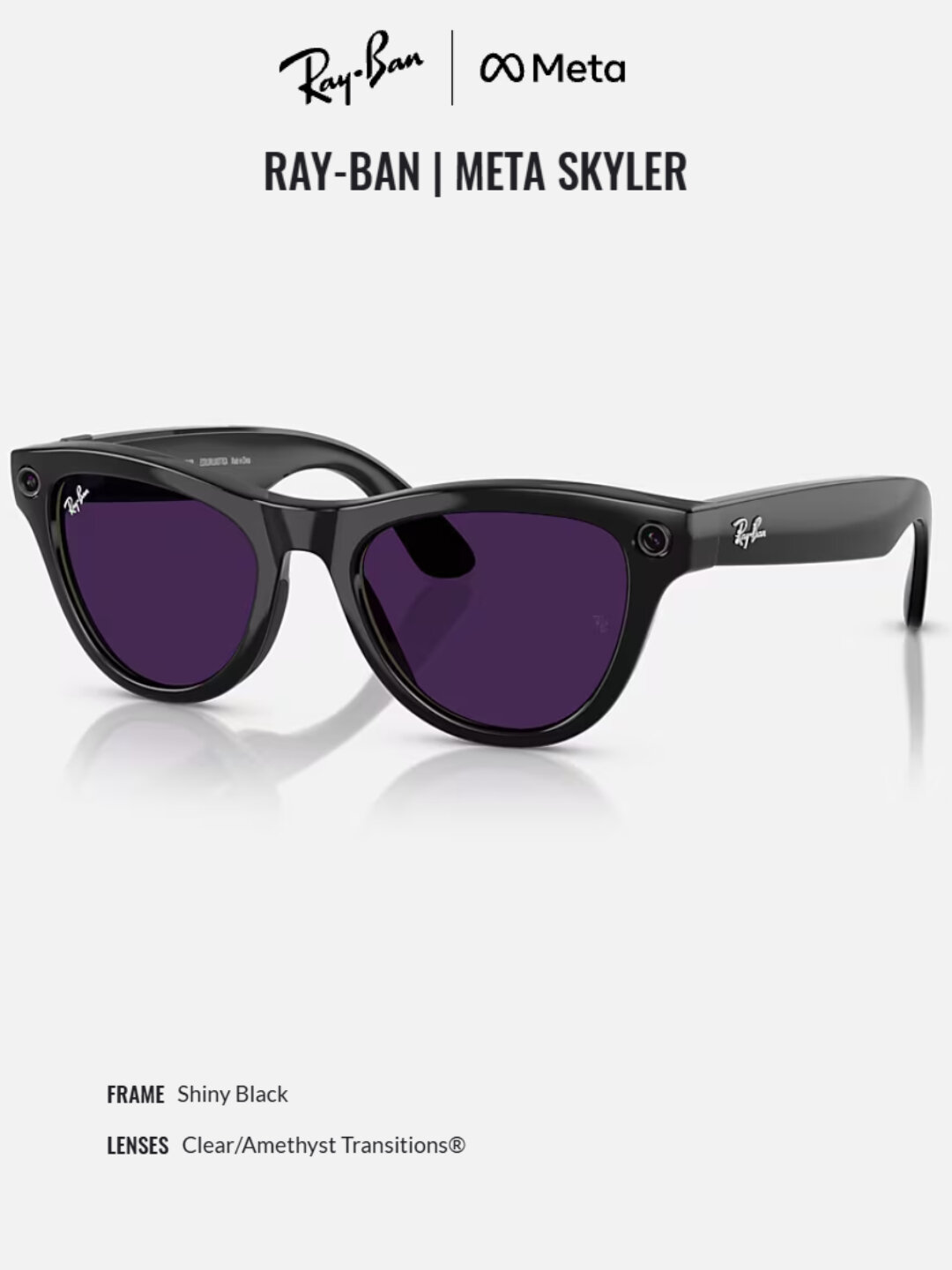 Солнцезащитные очки Ray-Ban, фиолетовый