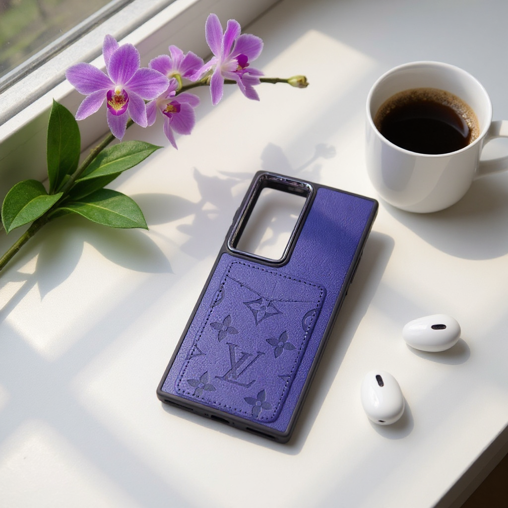 Чехол LV кошелёк для Samsung A35 – женский премиум, с отделением для карт