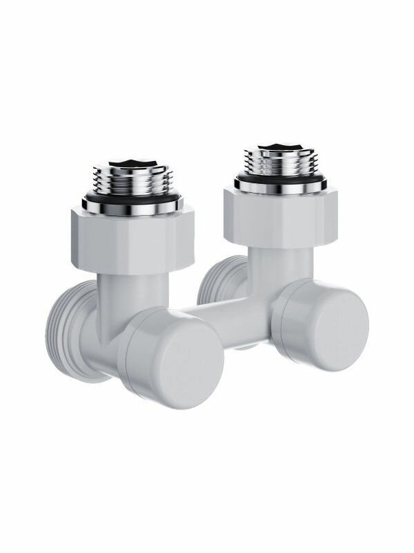 Узел нижнего подключения Royal Thermo Design угловой 1/2"х3/4" EK евроконус (белый)