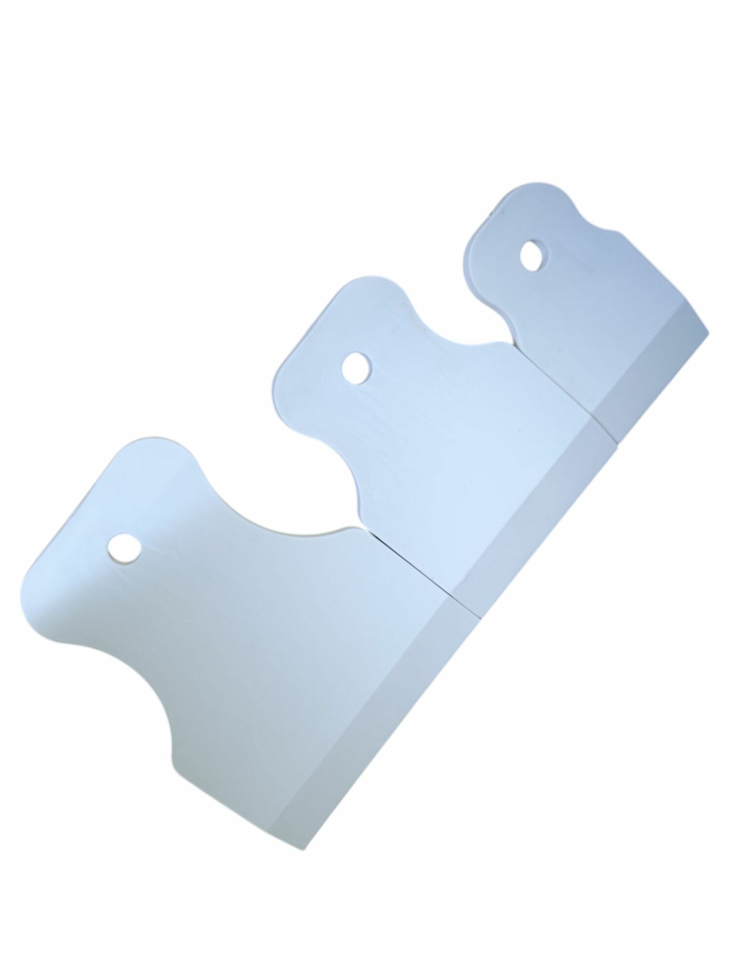 Шпатели резиновые набор 40, 60, 80 мм, Белый, InWork — фото 1