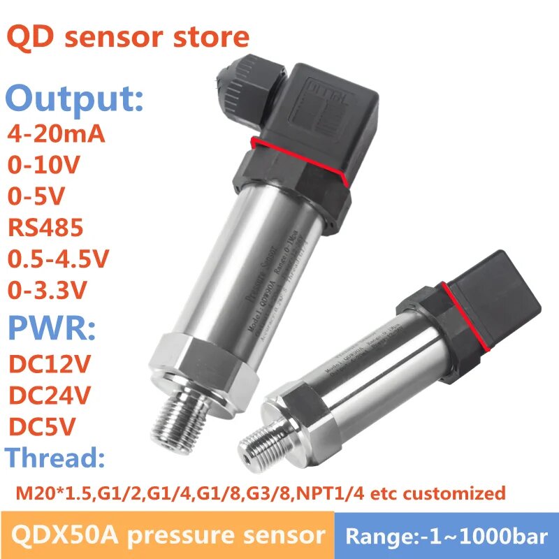 Датчик давления QDX50A 0-600 бар 0-600bar 4-20mA G1-4
