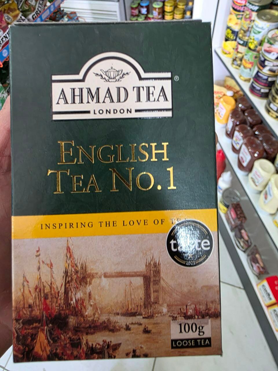 Чай Ahmad Tea, черный пакетик 100г с изысканным ароматом и вкусом