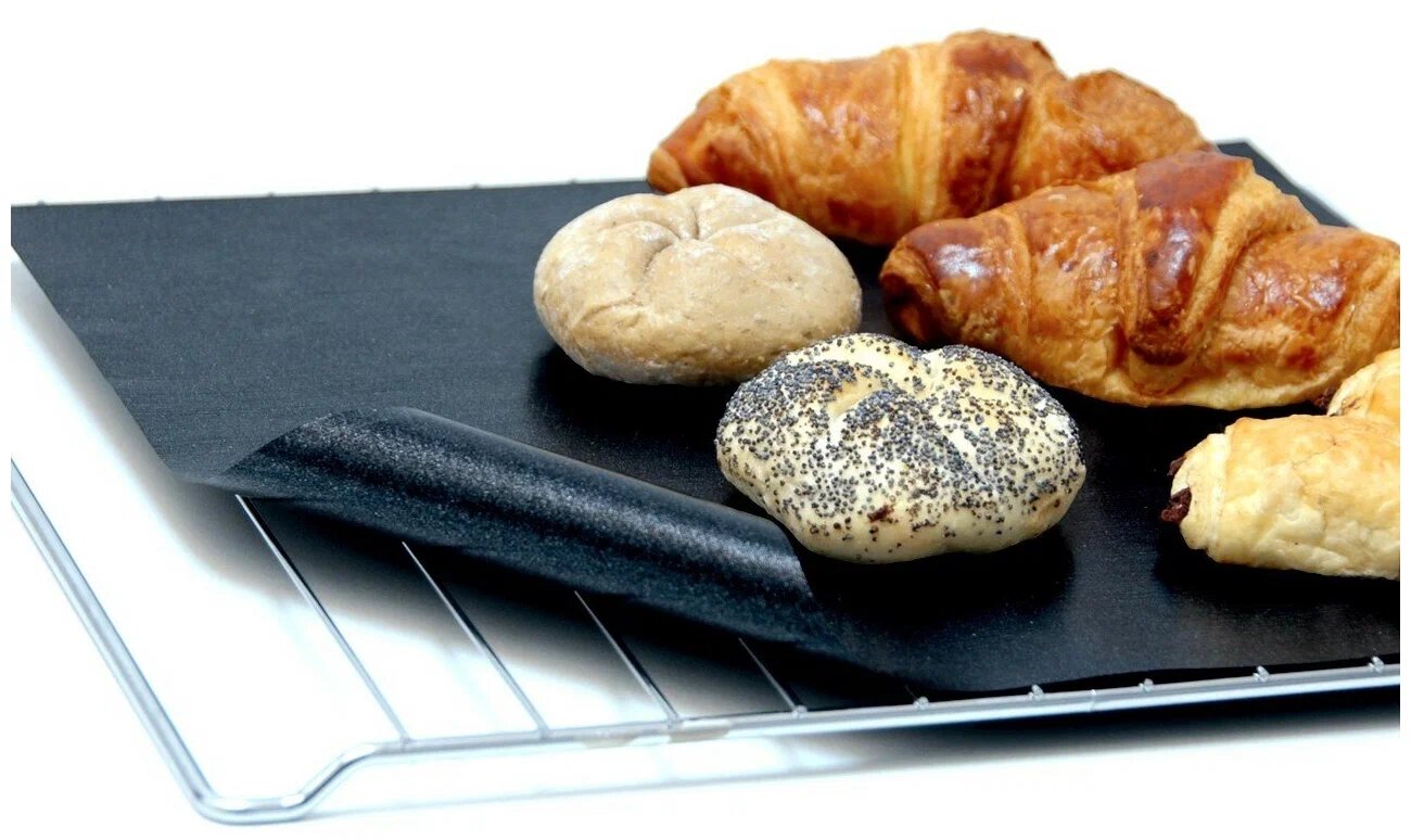 Коврик антипригарный для приготовления многоразовый прочный 40X33СМ 02ММ тефлон