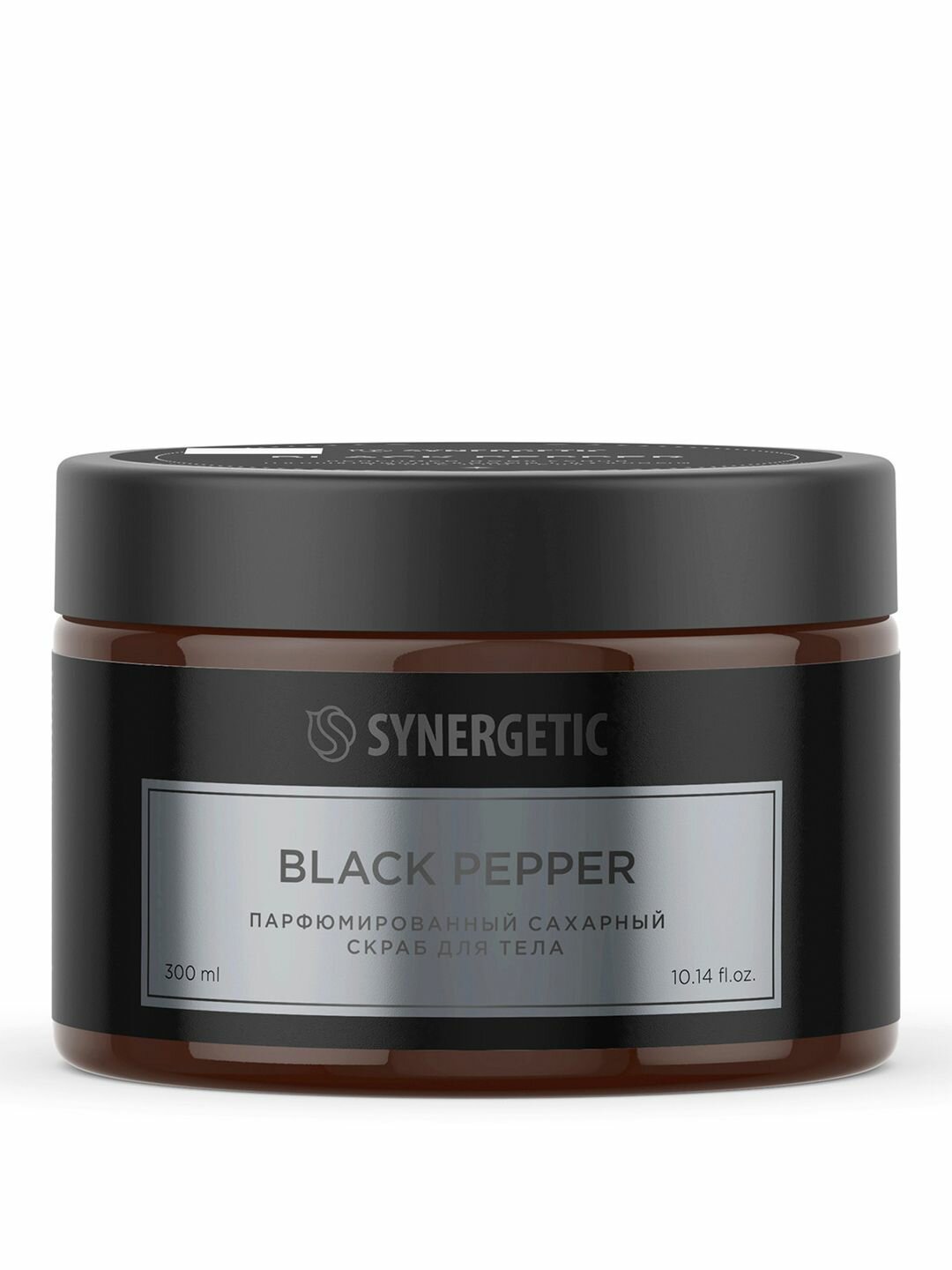 Скраб для тела Synergetic Black pepper, черный перец, 300 мл