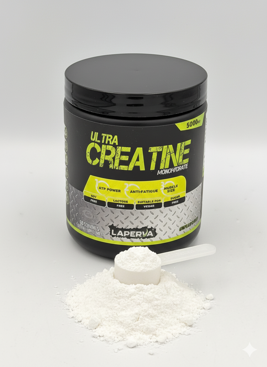 Laperva Ultra Creatine monohydrate 300g без вкуса для роста силы