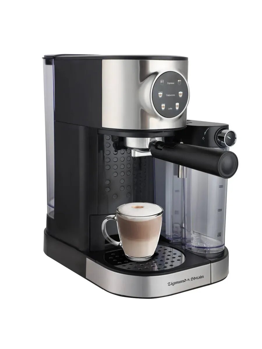 Кофеварка рожковая с дисплеем Al Caffe ZCM-890 1.2л воды