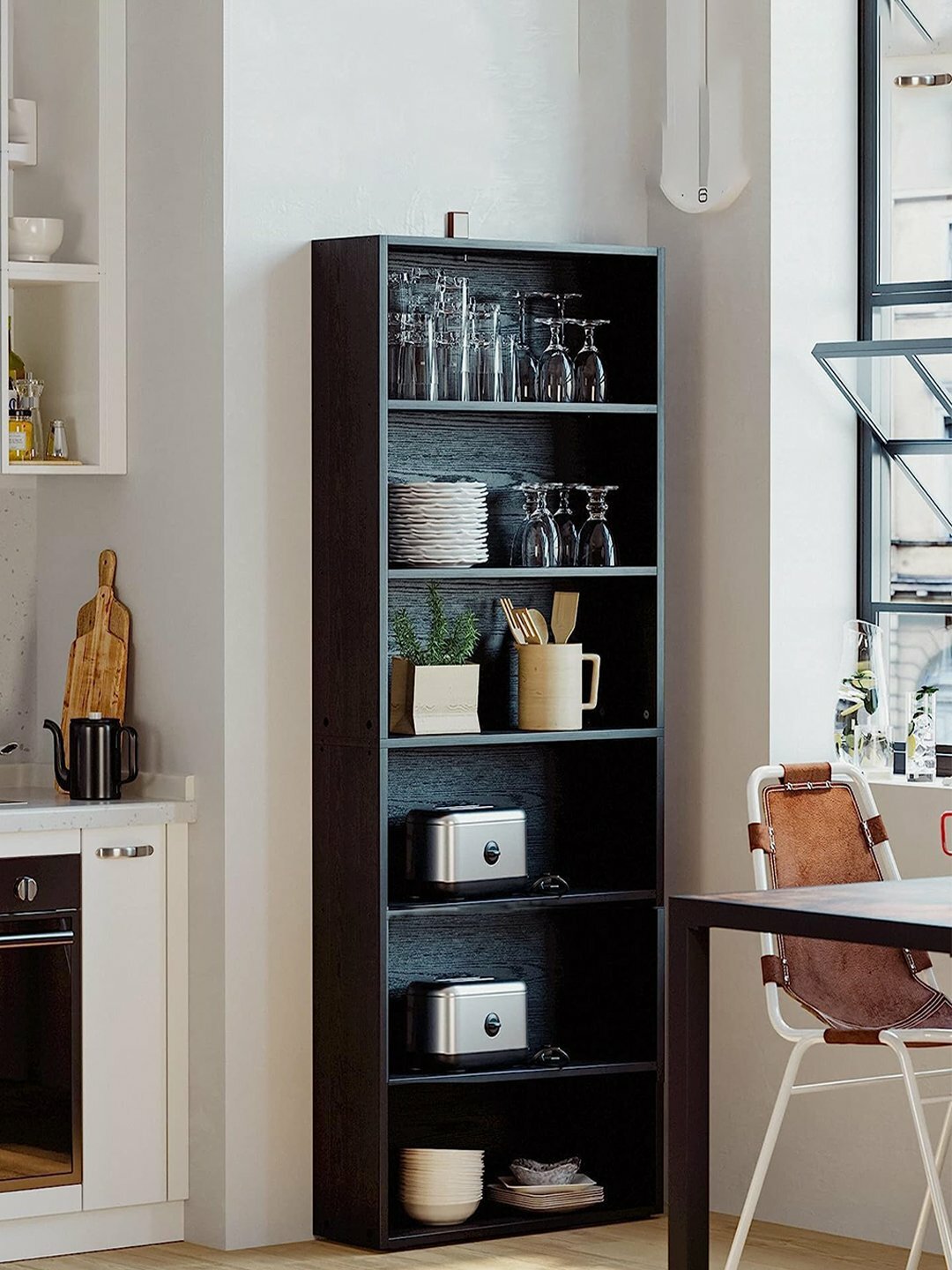 Деревянная книжная полка, удобное хранение книг, полка настенная