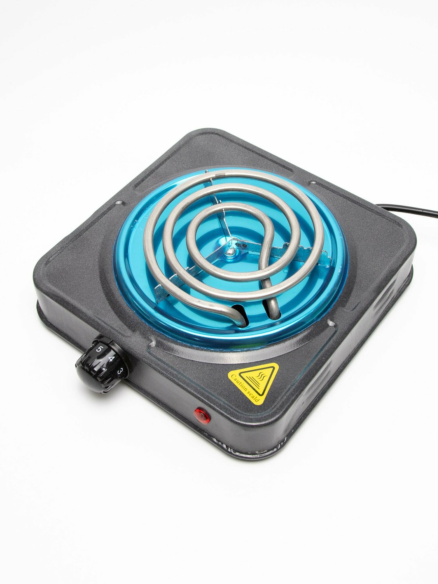 Электроплита HOT PLATE 1000 Вт, 1 конфорка, автоматический термостат, антипригарное покрытие