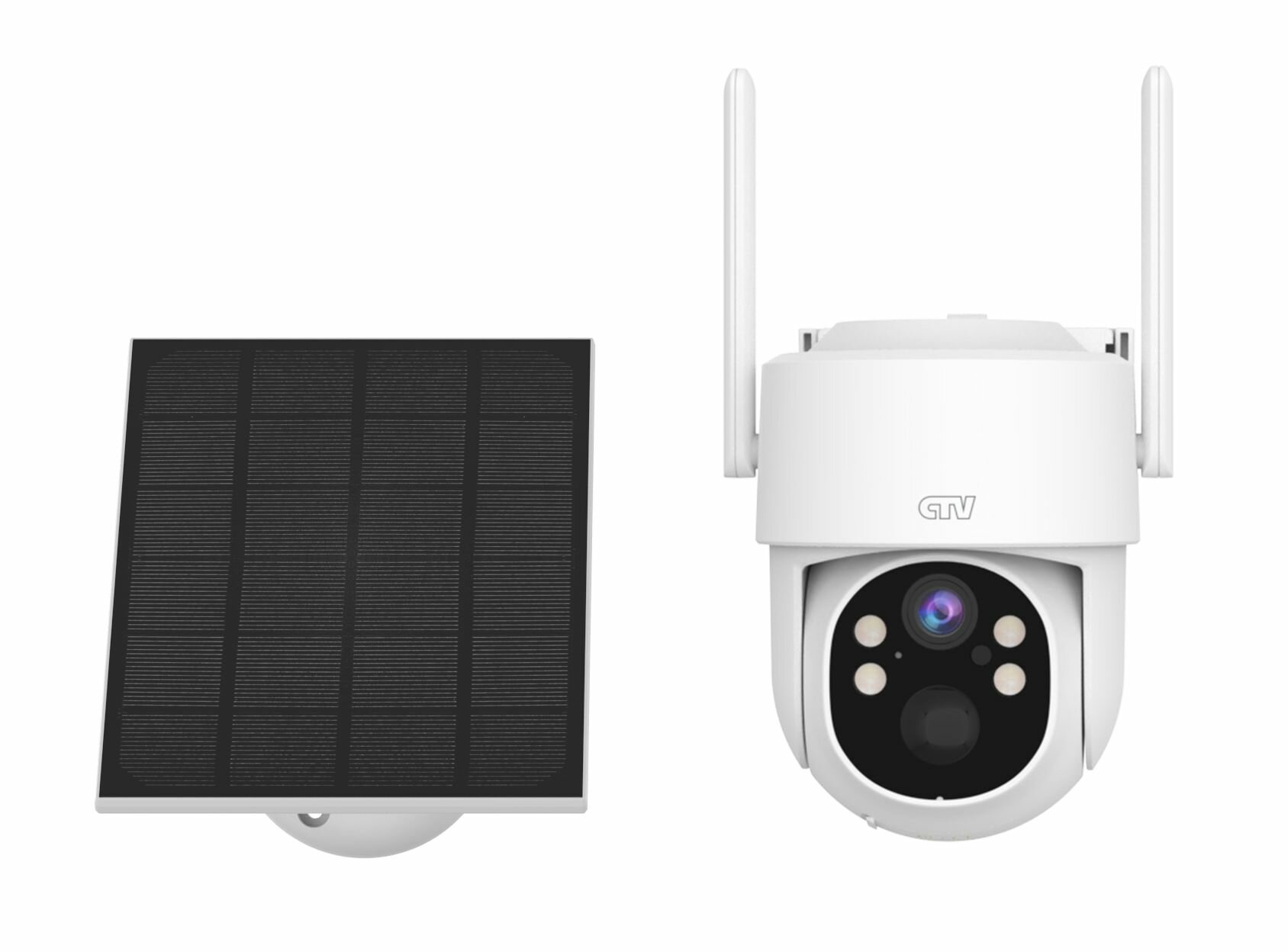 CTV-Cam PT20S Поворотная Wi-Fi видеокамера с разрешением 4Мп, AI-детекцией человека,