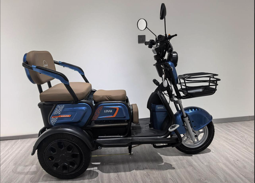 Изображение товара Электрический трицикл 3х-местный 1000w 48v 25Ah синий, планшет