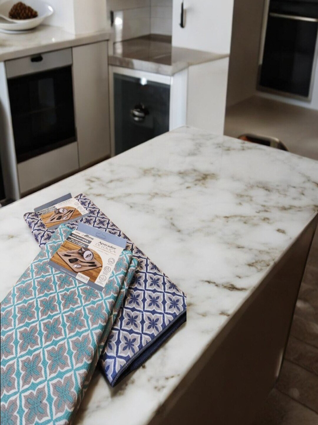 Коврик для сушки посуды "cool grey", длина 90 см, экологичный — фото 1