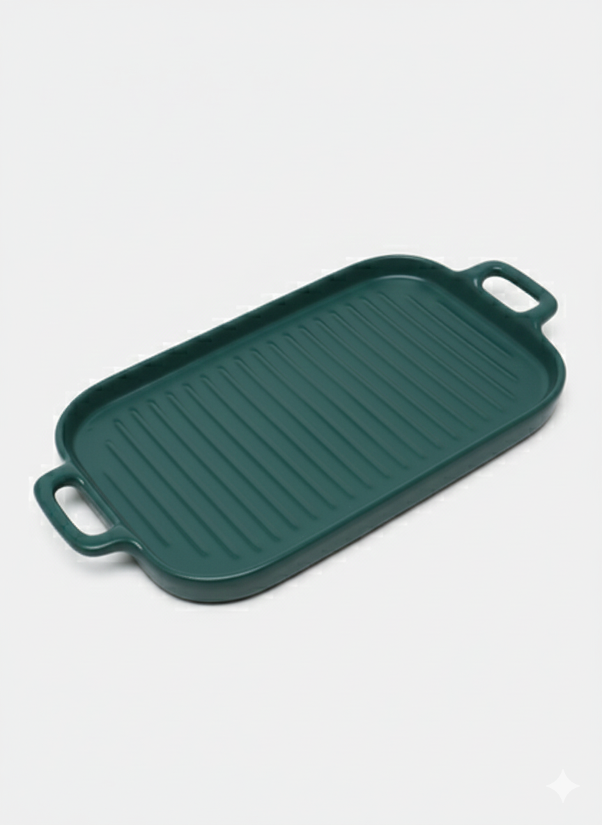 Тарелка GOLD Ceramics HAPPY KITCHEN, фарфор, цвет зеленый, 1 шт.