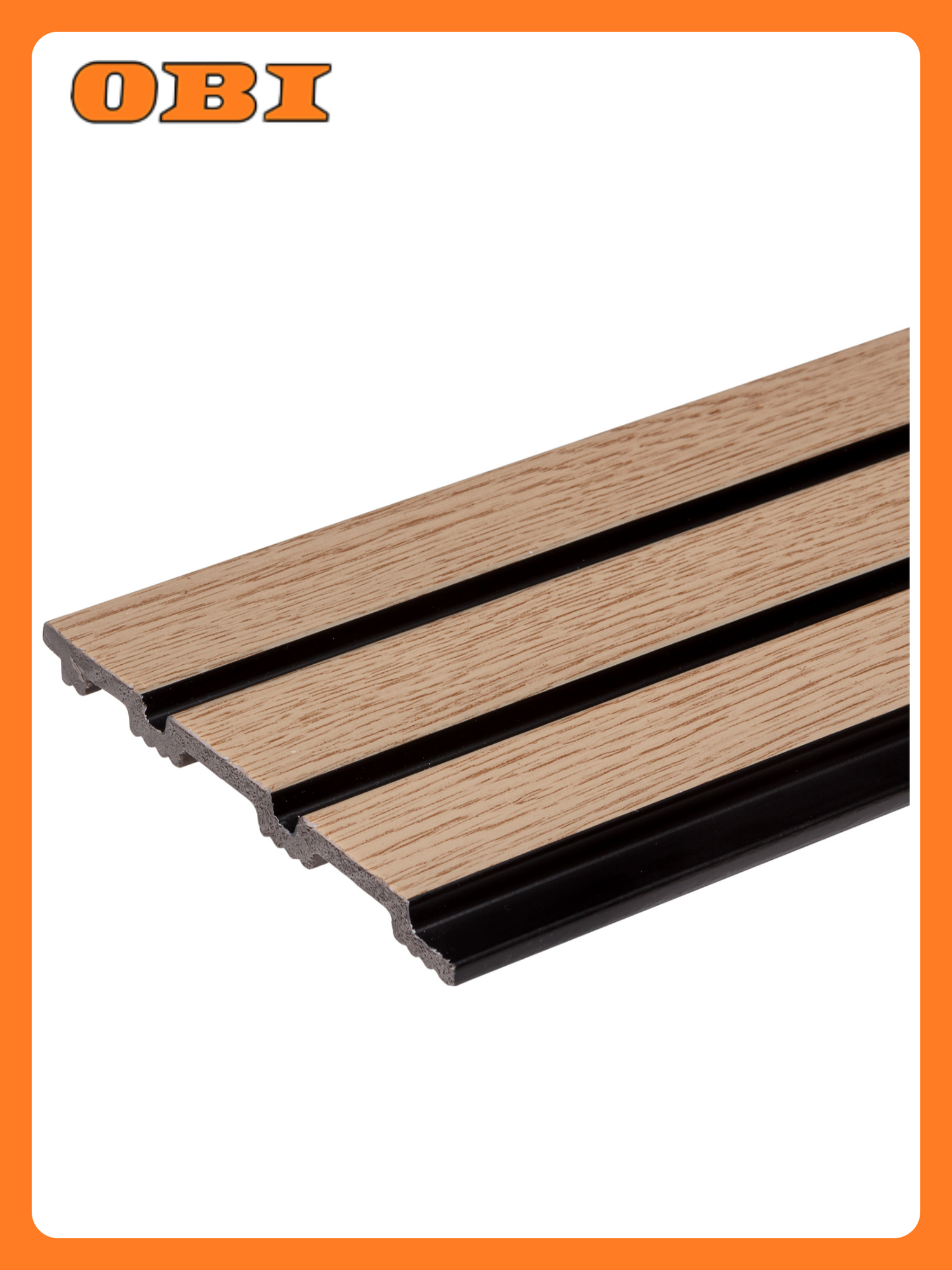 Панель GRACE 3D RAIL полистирол 2700х120х10 мм ударопрочная бежевая