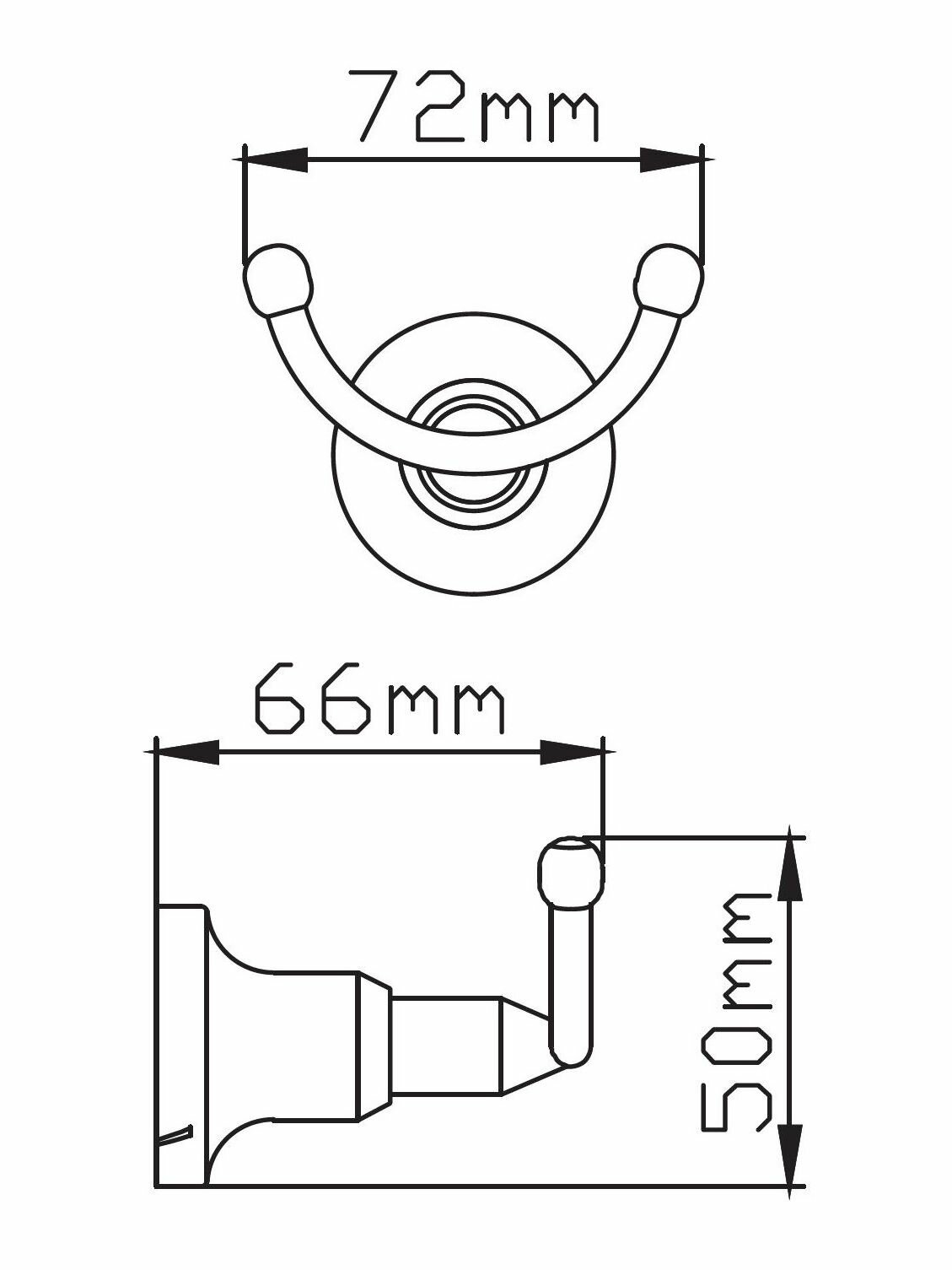 Крючок двойной — фото 1