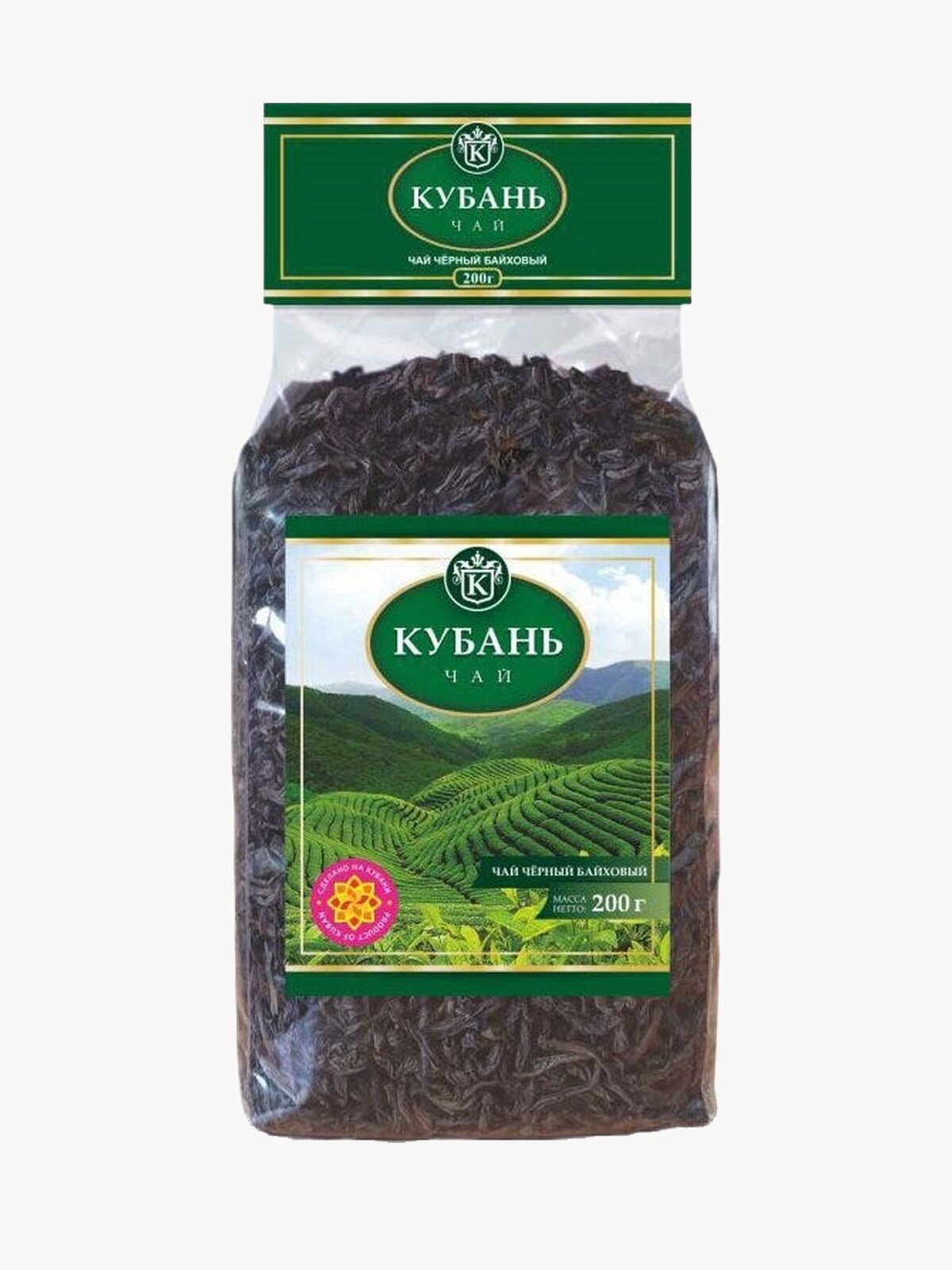 Чай листовой черный Azercay Кубань  200 г