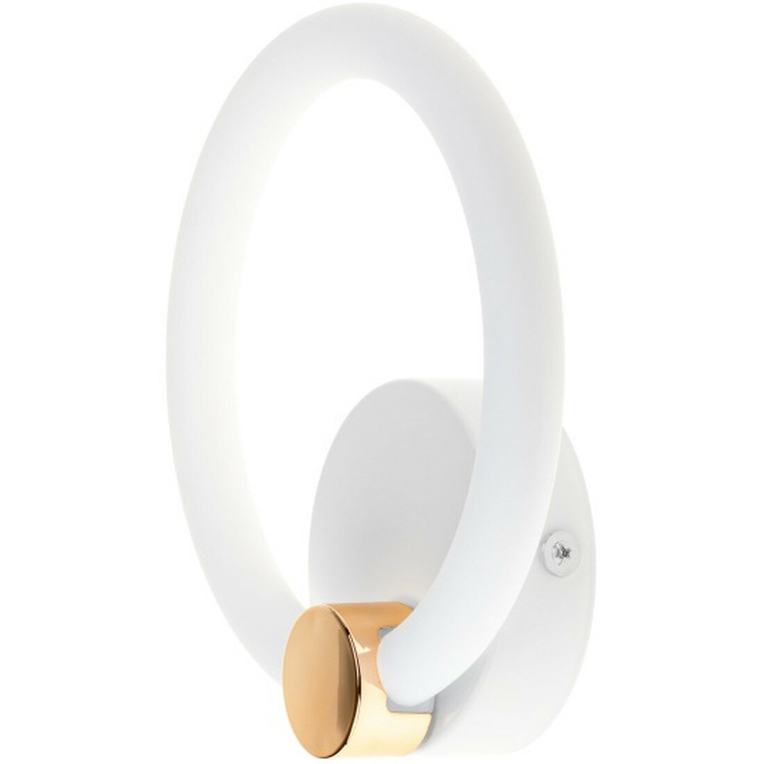 Настенный светодиодный светильник Ritter OTTIMO 20 Вт 9 кв. м цвет белый/золото 51610 5