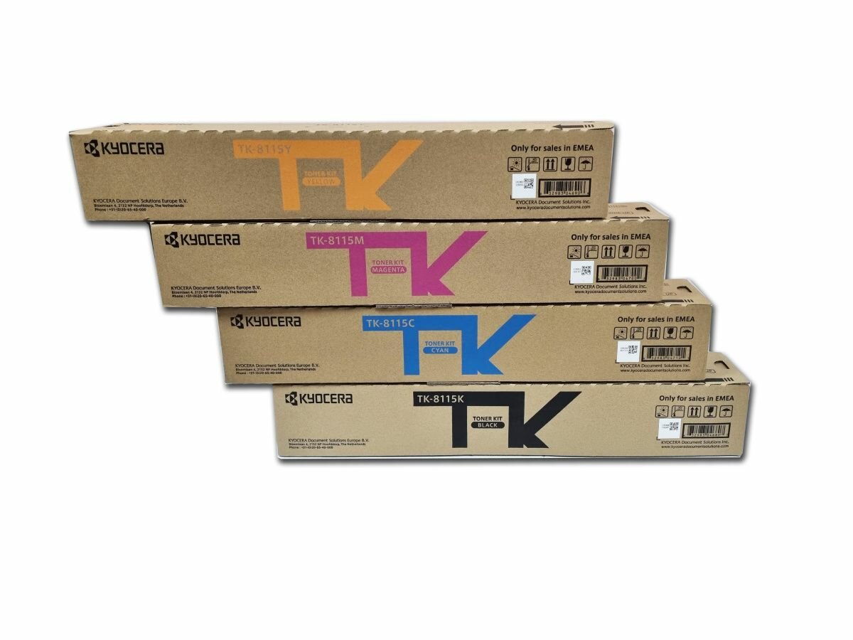 Картридж Kyocera TK-8115K, для принтеров, чёрный, 12 тыс. стр.