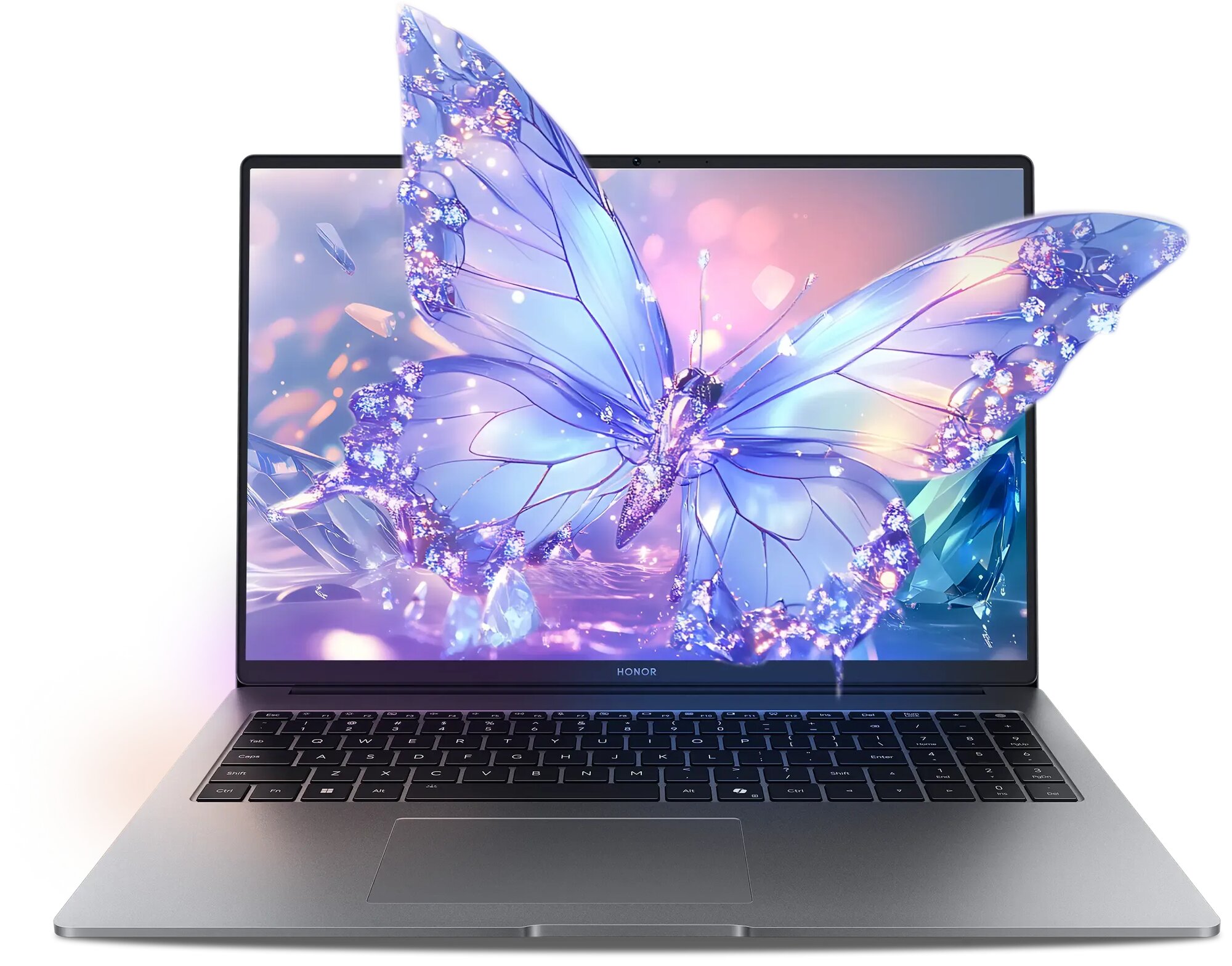 Ноутбук HONOR MagicBook X16 Plus 2025 (Intel Core 5 220H/16"/2560x1600/16Gb/2Tb SSD/Windows 11 Home) Серый 5301ALYM