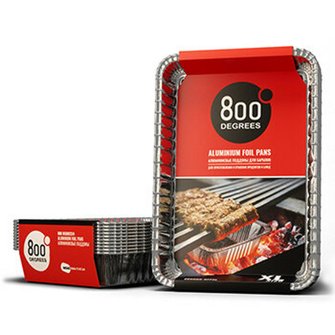 Алюминиевые поддоны 800 Degrees Foil Pans S-size, 10 шт. - фото №4
