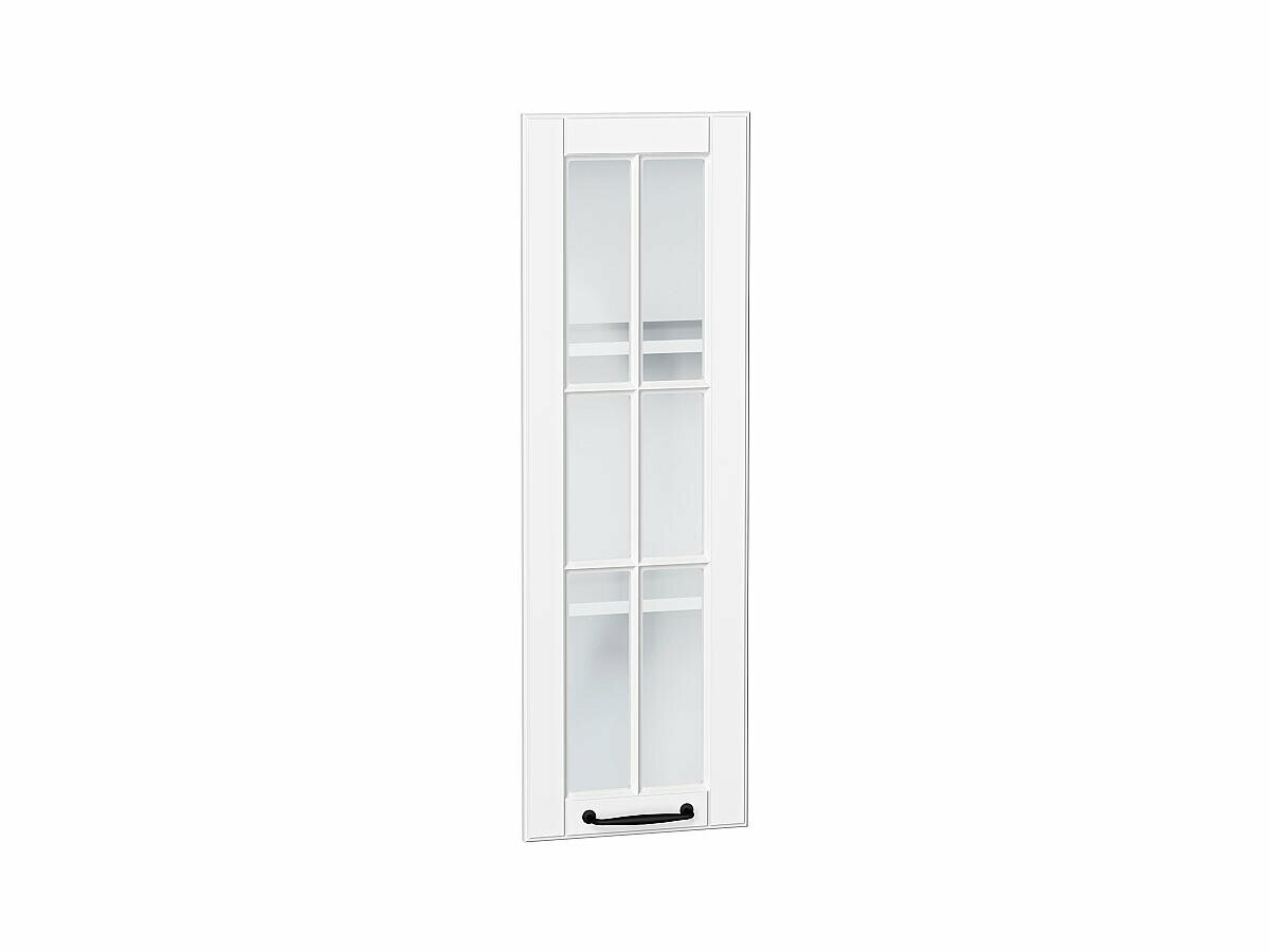 Комплект фасадов Дублин со стеклом для каркаса Ф-15Н В309 цвет фасада Special White 916*296*16 мм