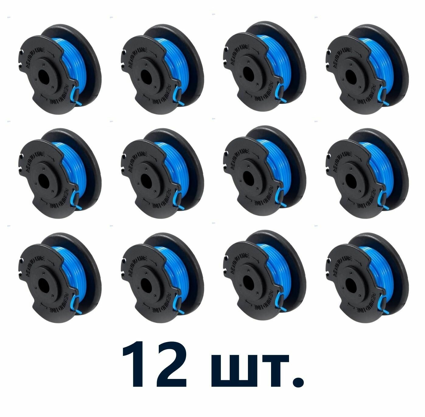 Катушки с леской для LTR 18 Battery 12 шт (2.444-016.0)