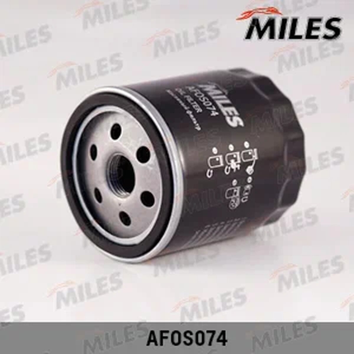 Фильтр масляный Ford Focus I, II, III 98-, Fusion 02-, Mondeo 1.6 07-; Volvo C30 06-, S40 04- Miles