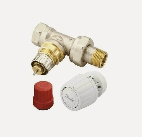 Изображение товара Термостатический комплект Danfoss RTR-N/RTR 7090, цвет белый/хром