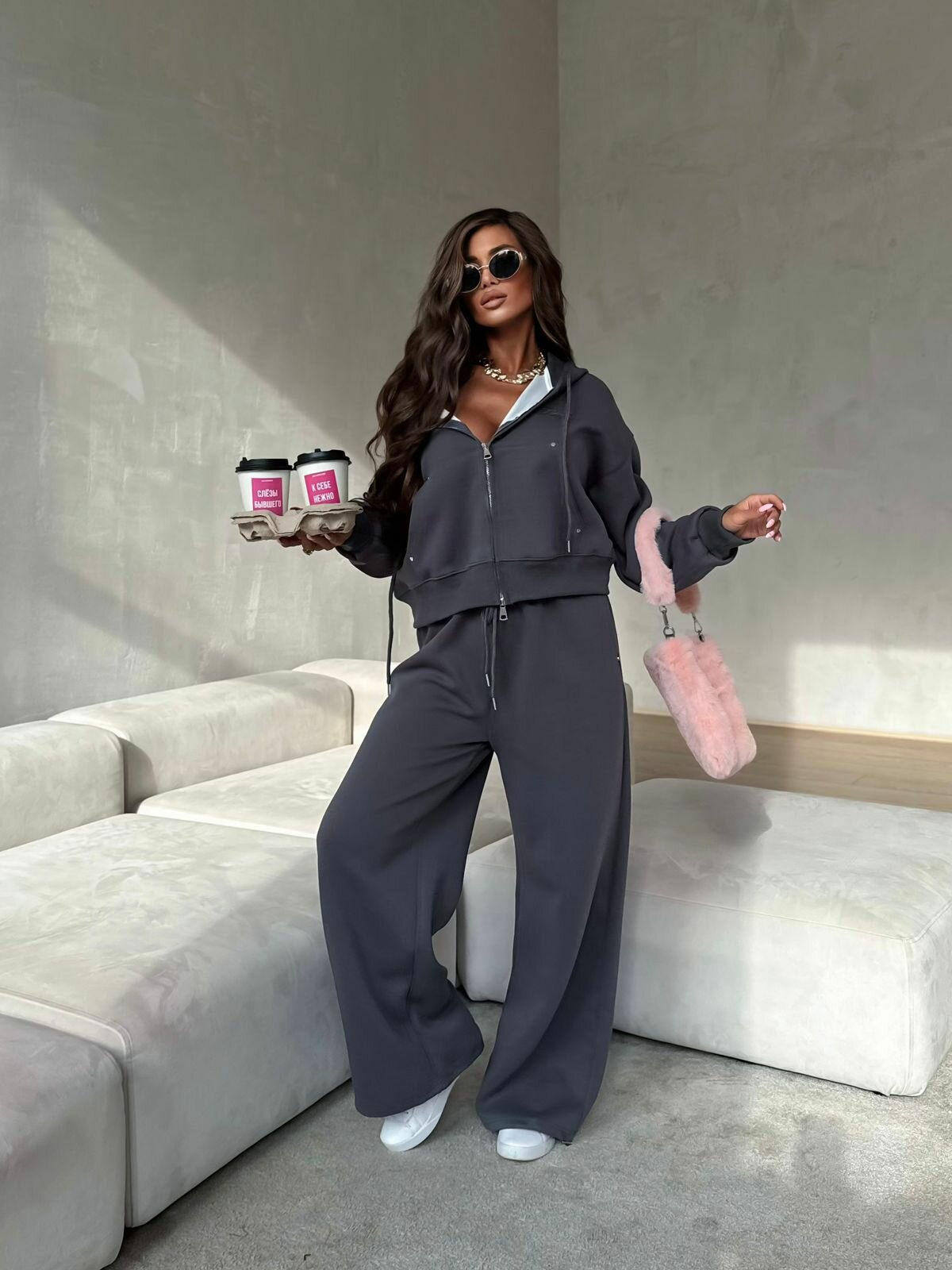 Комплект одежды  размер 46 графитовый