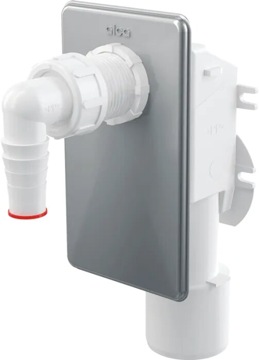 Отвод AlcaPlast APS3 для стиральной машины хром