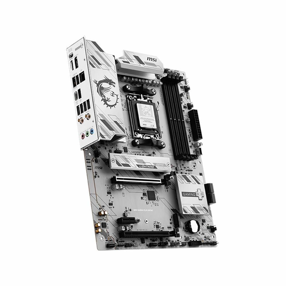 Материнская плата MSI B850 GAMING PLUS WIFI6E, AM5, AMD B850, ATX, RTL (B850 GAMING PLUS WIFI6E) — фото 1